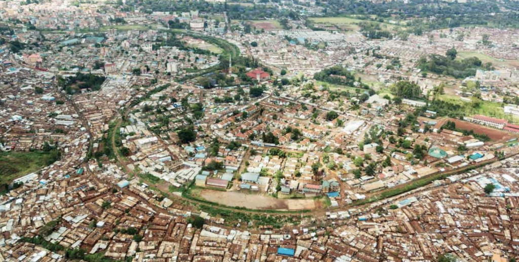 Kibera District in Nairobi